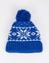 Мужская шапка со скандинавскими снежинками - фото4