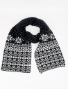 Женский шарф со скандинавскими снежинками - фото4