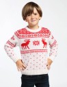 Детский свитер с оленями - фото1