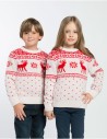 Детские парные свитеры с оленями - фото4