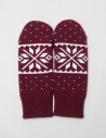 Женские варежки со снежинкой - фото3