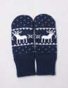 Детские варежки с оленями - фото3