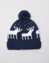 Детская шапка с оленями - фото3