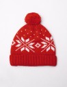 Детская шапка со снежинками - фото3