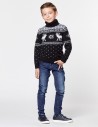 Детский свитер с оленями - фото4