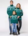 Свитеры с оленями для папы, мамы и ребёнка - фото3