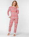 Женская пижама со снежинками - фото3