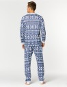 Мужская пижама со снежинками - фото4
