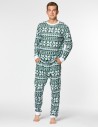 Мужская пижама со снежинками - фото3