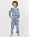 Пижама со снежинками для мальчичка - фото3