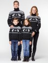 Свитеры с оленями для папы, мамы и двух детей - фото3