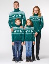 Свитеры с оленями для папы, мамы и двух детей - фото3