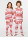 Детские парные пижамы с оленями - фото2