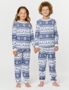 Детские парные пижамы с оленями - фото1