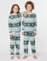 Детские парные пижамы с оленями - фото1