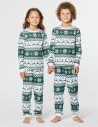 Детские парные пижамы с оленями - фото2