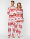 Мужская и женская пижамы с оленями - фото4