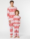 Пижамы с оленями для папы и сына - фото3