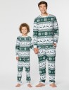 Пижамы с оленями для папы и сына - фото3