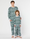 Пижамы со снежинками для папы и сына - фото4