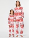 Пижамы с оленями для мамы и дочки - фото3