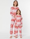 Пижамы с оленями для мамы и дочки - фото4