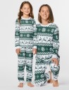 Пижамы с оленями для мамы и дочки - фото1