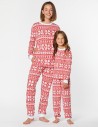 Пижамы со снежинками для мамы и дочки - фото3