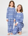 Пижамы со снежинками для мамы и дочки - фото2