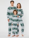 Пижамы с оленями для папы, мамы и ребёнка - фото1