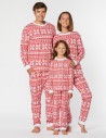 Пижамы со снежинками для папы, мамы и ребёнка - фото2