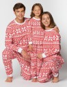 Пижамы со снежинками для папы, мамы и ребёнка - фото4