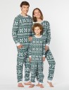 Пижамы со снежинками для папы, мамы и ребёнка - фото1
