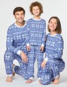 Пижамы со снежинками для папы, мамы и ребёнка - фото3