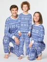 Пижамы со снежинками для папы, мамы и ребёнка - фото4