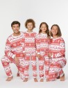 Пижамы с оленями для папы, мамы и двух детей - фото3