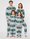 Пижамы с оленями для папы, мамы и двух детей - фото2