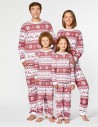 Пижамы с оленями для папы, мамы и двух детей - фото2