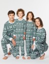 Пижамы со снежинками для папы, мамы и двух детей - фото3