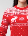 Женский свитер с оленями - фото5