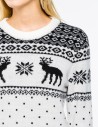 Женский свитер с оленями - фото2