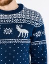 Мужской свитер с оленями - фото5