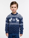 Детский свитер с оленями - фото1