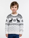 Детский свитер с оленями - фото2