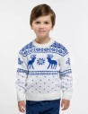 Детский свитер с оленями - фото1