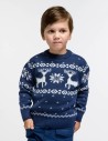 Детский свитер с оленями - фото2