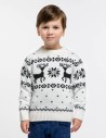 Детский свитер с оленями - фото1