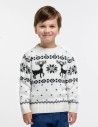 Детский свитер с оленями - фото2