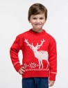 Детский свитер с оленем - фото1