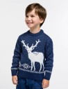 Детский свитер с оленем - фото1